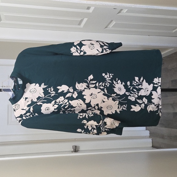 Zara Dresses & Skirts - Zara Green and White Floral Dress